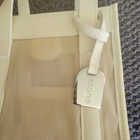 EUC Gucci Cream Tote Bag - Picture 2 of 14
